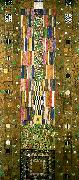 Gustav Klimt kartong for frisen i stoclet- palatset oil painting